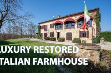 Luxury Italian farmhouse where beauty, comfort, & nature meet