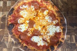 First pizza on a steel