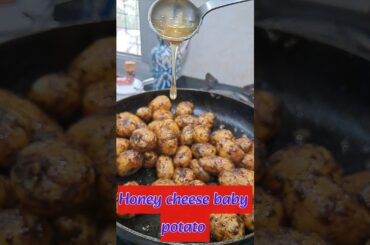 Honey cheese baby potato italian style|| #cooking #food #shortsfeed #explore #youtubeshorts