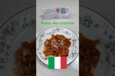 Pasta alla zozzona #italian #cooking #shorts