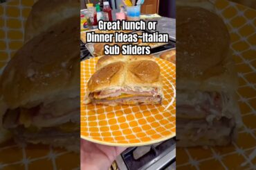 ITALiAN SUB SLiDERS #throwback #lunchideas #justthebells10