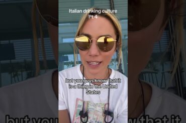 #italy #italian #drinking #Shorts #ciaoamberc