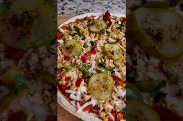 Man we got “Pizza” at home! #couplescontent #homecooking #pickles #pizza #athome