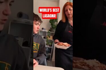 The world's best traditional Italian lasagna.. in Manchester UK! #lasagna #food #italy #foodie #wow