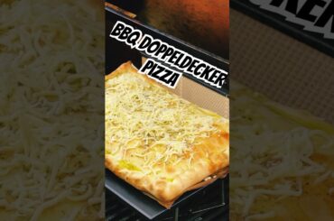 BBQ Doppeldecker Pizza #rezept #pizza #bbq #allgrill #backen #rezepte #lecker #yummy #food #shorts