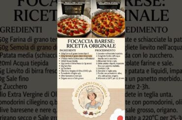 ‼️SEGRETO dei panettieri: FOCACCIA BARESE 🤫🥖The SECRET to the PERFECT ITALIAN FOCACCIA #shorts