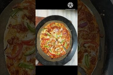 Healthy whole wheat pizza#food #shortvideo