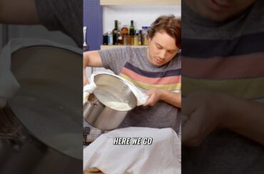 👆FULL VIDEO HERE - DIY Ricotta  CHEESE cheaper than $4! #cooking #budgetfriendlyeats #budgetmeals