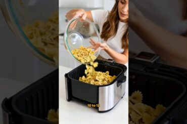 Don't Waste Pasta! Crispy Air Fryer Chips  #recipe #shorts  #food