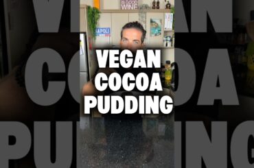 Vegan Cocoa and Cinnamon Pudding | Easy Dessert #cookingwithtucci