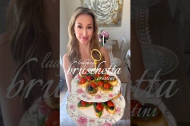 Ladybug Bruschetta Crostini 🐞🌿🍅 Cutest Appetizer You’ll Make All Spring!