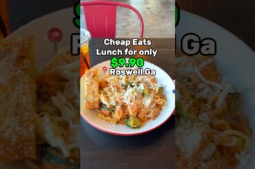 Cheap eats lunch spot ! Pasta 🍝 for less than $10! #pasta #italian #noodles #atlanta