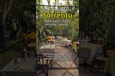 Dobrodošli u 🍋 O’Parrucchiano La Favorita. Više informacija u komentarima. #sorrento #amalfi #italy