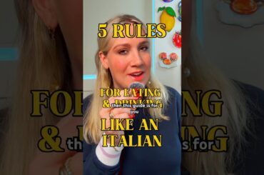 5 rules for eating & drinking like an Italian #italy #italianfood #italianrecipes #spritz #aperol