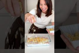 Cremiger Spargel-Kartoffel-Auflauf mit Schinken #youtubeshorts #rezept #kochen #einfacherezepte