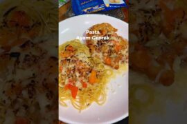 Pasta ayam geprek