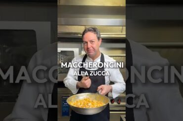 UN PRIMO GODURIOSO: MACCHERONCINI ALLA ZUCCA 🤤 #cheffabriziosepe #ricette #cucinafacile
