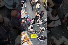 Italy's viral pizza wallet 1.50€ 🍕￼