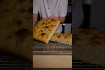 Sourdough Focaccia is a great beginner friendly recipe! #baking #cooking #pastry #sourdough