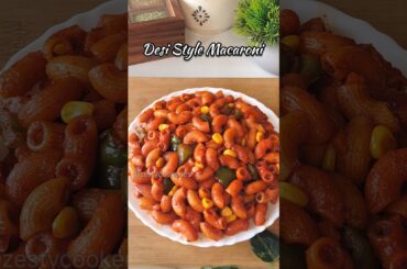 Desi Style Macaroni 😍 | Macroni Pasta Recipe #shorts #recipe #pasta #macaroni #viral