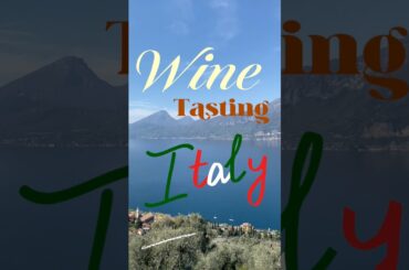 Wine Tasting in Italy ✨🍷🇮🇹 #winetasting #italytravel #lakegarda