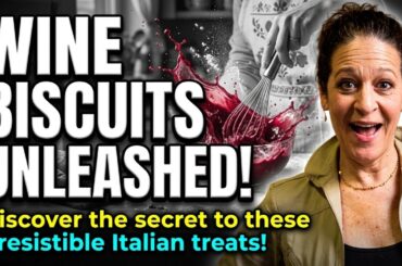 Easy Red Wine Biscuits | Traditional Italian Wine Biscuits Recipe