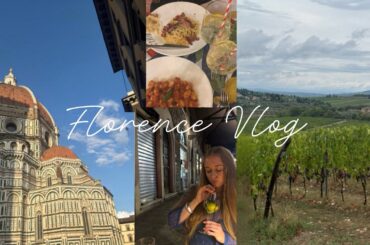 Florence, Italy (eating, drinking, wandering through the city)