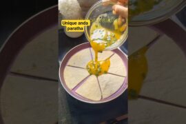 Unique breakfast recipe I Egg pizza recipe I Cheesy anda paratha recipe