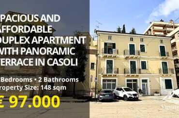 𝐒𝐩𝐚𝐜𝐢𝐨𝐮𝐬 𝐃𝐮𝐩𝐥𝐞𝐱 𝐀𝐩𝐚𝐫𝐭𝐦𝐞𝐧𝐭 𝐟𝐨𝐫 𝐒𝐚𝐥𝐞 𝐢𝐧 𝐈𝐭𝐚𝐥𝐲 🇮🇹  𝐀𝐟𝐟𝐨𝐫𝐝𝐚𝐛𝐥𝐞 𝐇𝐨𝐦𝐞 𝐢𝐧 𝐀𝐛𝐫𝐮𝐳𝐳𝐨 𝐰𝐢𝐭𝐡 𝐓𝐞𝐫𝐫𝐚𝐜𝐞 | € 𝟗𝟕.𝟎𝟎𝟎