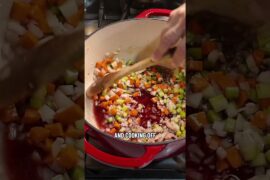 Bolognese 1 lb ground beef 1 lb ground pork 4 thick cut bacon diced 1 yellow onion diced 6 cloves