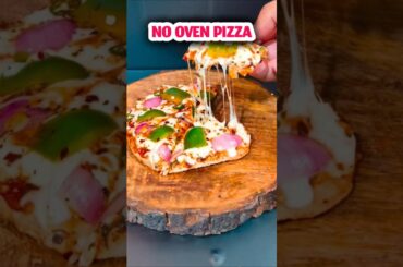 Leftover Roti Pizza in 5 Minutes 🍕 No Oven Easy Recipe | Viral Roti Pizza Hack #shorts
