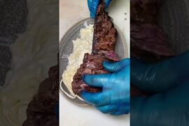 Skirt Steak & Spaghetti Alfredo 🥩🍝