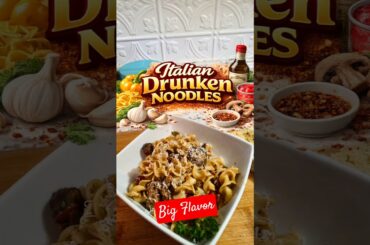 Italian Drunken Noodles – Easy 30 Minute Comfort Food #shorts