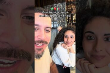 Comida japonesa na Itália é barato ou caro na sua opinião?