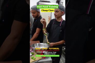 Chaat Class | Italian & Continental Fast Food Training Class Delhi🧑‍🍳| #cookingclass #chaapclass