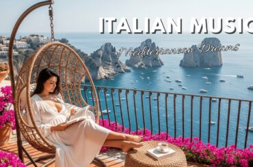 Mediterranean Sunset Glow 🌅 2+ Hours Romantic Italian Jazz & Acoustic Guitar for Dining & Relaxation
