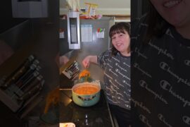 Why do I always forget to put my apron on?! 😂