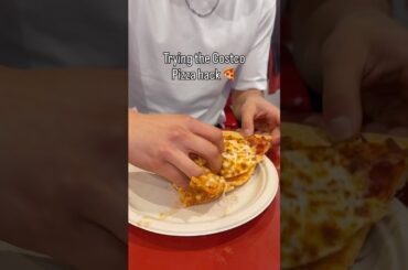 Trying the viral Costco Pizza Hack￼ #Pizza #lifehack #costco