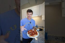 Hot Honey Pizza Bites High Protein Low Calorie Snack Recipe #shorts