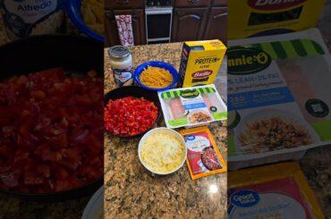 Simple Protein Pasta Recipe 📌🔥 #highprotein#dinner#pasta#nutritiontips#shorts