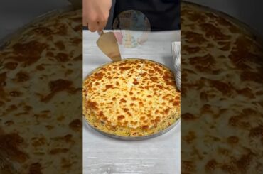 JOGUEI TUDO NA FORMA E OLHA NO QUE DEU 😍🔥 Melhor que pizza! #receitas #food #deliciasdacozinha