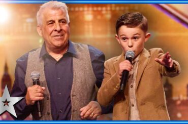 Lucciano invites grandad Frankie on stage for emotional duet! | Auditions | BGT 2026