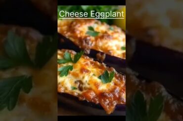 Cheese Eggplant 🧀😋      #foodie #cheeserecipe #crispyeggplant#vegiterian #italianrecipes #helthyfood