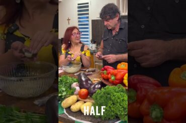 Authentic Italian Cooking in the Kitchen with Tony & Giusy - CALABRIAN STUFFED EGGPLANT