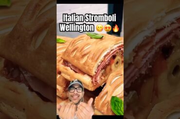 Italian Stromboli Wellington! #shorts #food #foodie