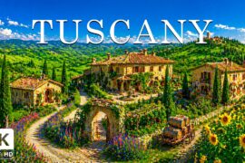 Tuscany 4K | Italian Countryside, Wine Farms & Beautiful Village Life
