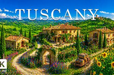 Tuscany 4K | Italian Countryside, Wine Farms & Beautiful Village Life