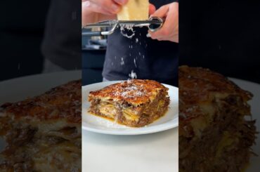 ASMR Lasagne 😍 #shorts