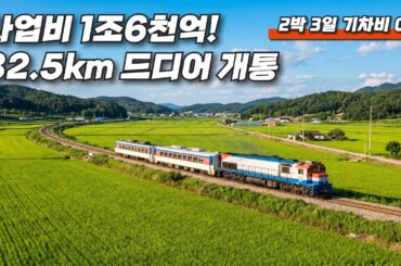 공사기간 23년! 드디어 개통한 남해안 무료 기차 여행 | 81년 된 노포 짜장면부터 전국 1등급 한우 삼합까지