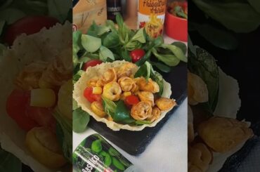 Insalata di Tortellini fritti in friggitrice ad aria #gift#cucinafacile#shorts#recipe#italy#foodie